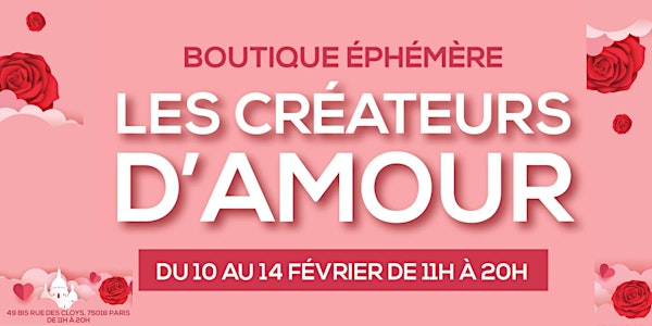 Boutique éphémère Saint Valentin
