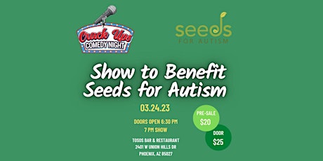 Benefit Crack Ups Comedy Night for Autism