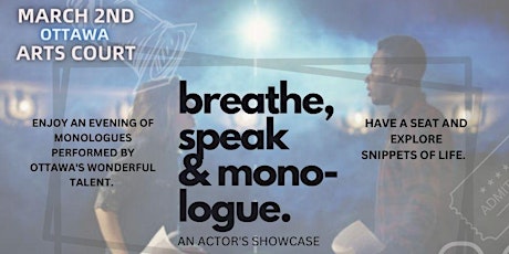 breathe, speak & monologue: an actor's showcase