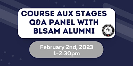 Course aux Stages Q&A Panel With BLSAM Alumni