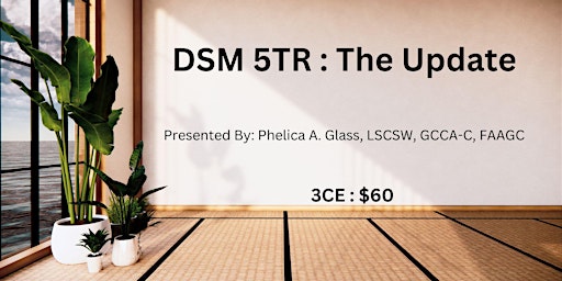 DSM-5 TR Updates Overview