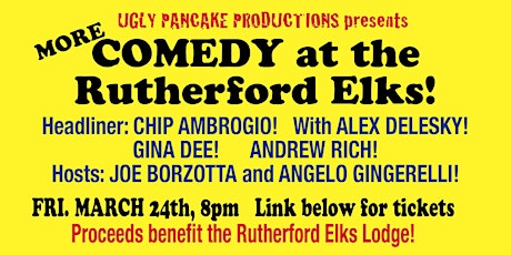 More Comedy at the Rutherford Elks