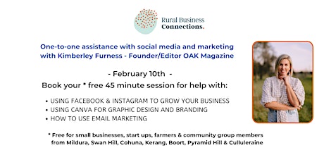 Sort your social media - one to one sessions with Kimberley Furness