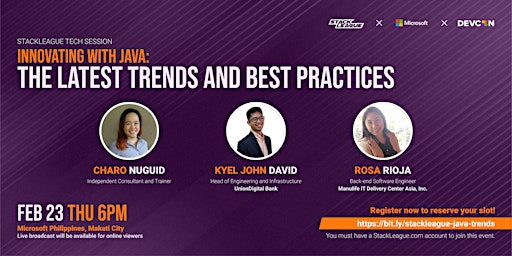 Innovating with Java: The Latest Trends and Best Practices (F2F and Online)