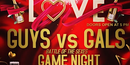 Guys VS Gals Valentines Day Game Night