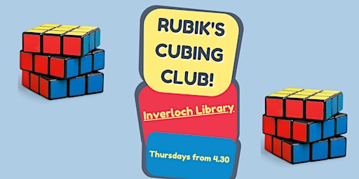 Imagem principal do evento Rubik's Cubing Club @ Inverloch Library