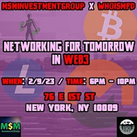 NFT/ Cryptocurrency/ Blockchain Networking Night in Manhattan