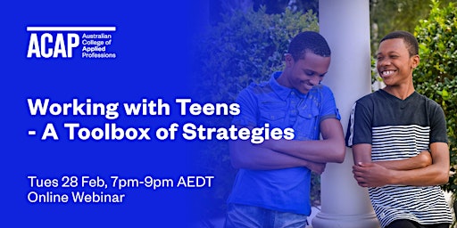 Working with Teens - A Toolbox of Strategies