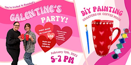 Galentine's Party | DIY Painting | Coffee | Choc. Covered Strawberries