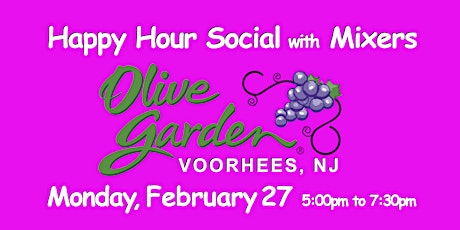 Olive Garden ~ Voorhees, NJ ~ Happy Hour Social with Mixers