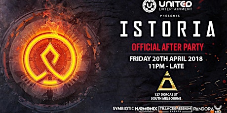 Istoria - OFFICIAL AFTER PARTY @ Club Pandora | Friday 20th April 2018 primary image