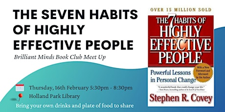 Imagen principal de The 7 Habits of Highly Effective People - Face to Face Meetup