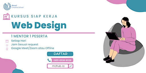 Kursus Siap kerja Web Design ( Online)