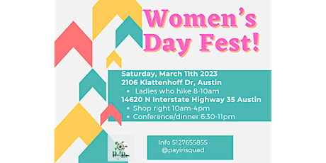 Women's Day Fest! Conference/Dinner