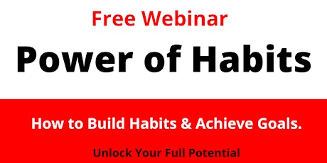 Free Webinar • The Power of Habits • New York, Queens, Jamaica