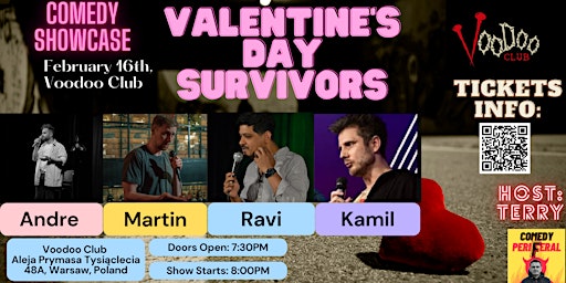 Valentine's Day Survivors • Stand up Comedy in English • New Show in Warsaw