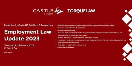 Employment Law Update - Webinar