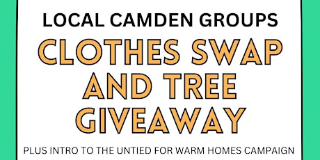 Clothes & Book Swap and Tree Giveaway - Swiss Cottage primary image