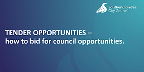 TENDER OPPORTUNITIES – how to bid for council opportunities.