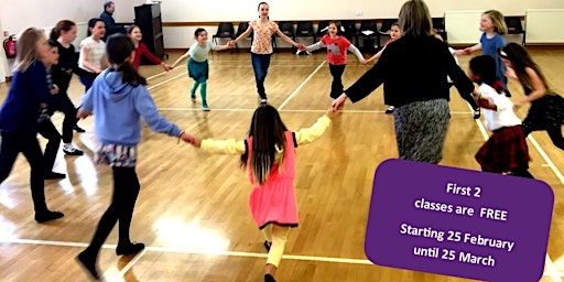 Scottish dance classes for Children on Saturday mornings