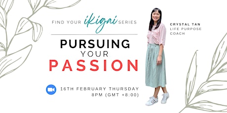 Free Zoom Masterclass on Pursuing your Passion