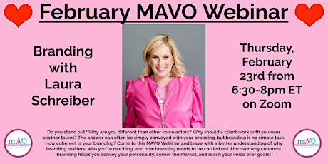 Branding with Laura Schreiber (February MAVO Webinar)