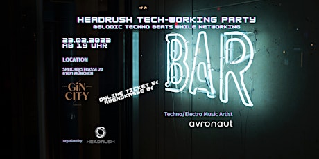 The Original HEADRUSH Techno & Networking Event