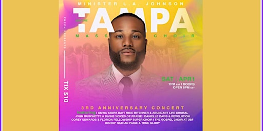 FBCCH Presents Min. L.A. Johnson & Tampa Mass Choir 3rd Anniversary Concert