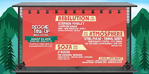 Reggae Rise Up Utah Festival 2018 - Tickets