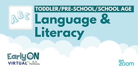 Toddler / Pre-School Language & Literacy -  Let's Make a Story!