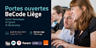 BeCode Liège – Portes ouvertes / Open doors au Pôle image de Liège