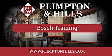 Bosch Training - Great Barrington