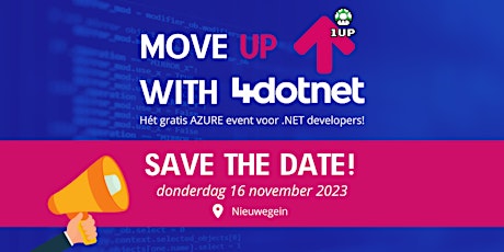 Move Up with 4Dotnet | 16 november 2023