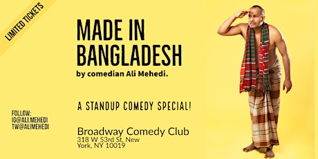 Made In Bangladesh, A Stand-up Comedy Special by Comedian Ali Mehedi