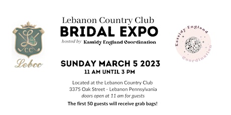 Lebanon Country Club Bridal Expo hosted by Kassidy England Coordination