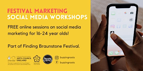 Festival Marketing - Free Online Workshops for 16-24 year olds