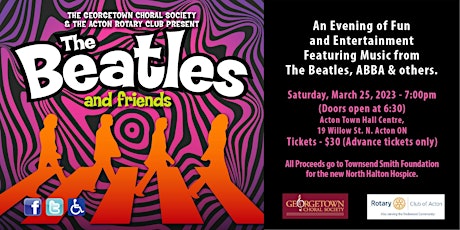 The Beatles & Friends- A Fundraiser for Townsend-Smith Hospice