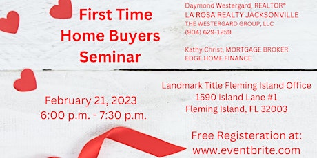 First Time Home Buyers Seminar