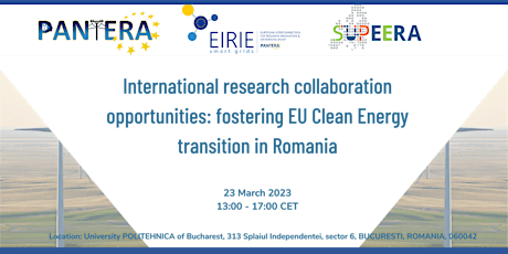Primaire afbeelding van Fostering EU Clean Energy transition in Romania – SUPEERA/PANTERA Workshop