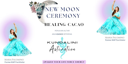 Imagem principal do evento KUNDALINI ACTIVATION New Moon Ceremony w/ CACAO, Sound Healing, Intentions