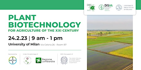 PLANT BIOTECHNOLOGY FOR AGRICULTURE OF THE XXI CENTURY