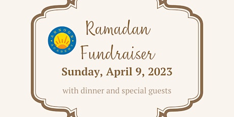 Annual Ramadan Fundraiser & Iftar