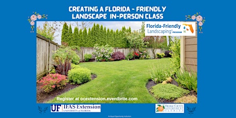 Creating a Florida-Friendly Landscaping™ In-person Class