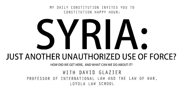 Constitution Happy Hour at Paper or Plastik Cafe