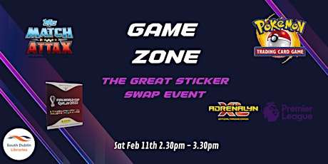 Game Zone - The Great Sticker Swap Event!