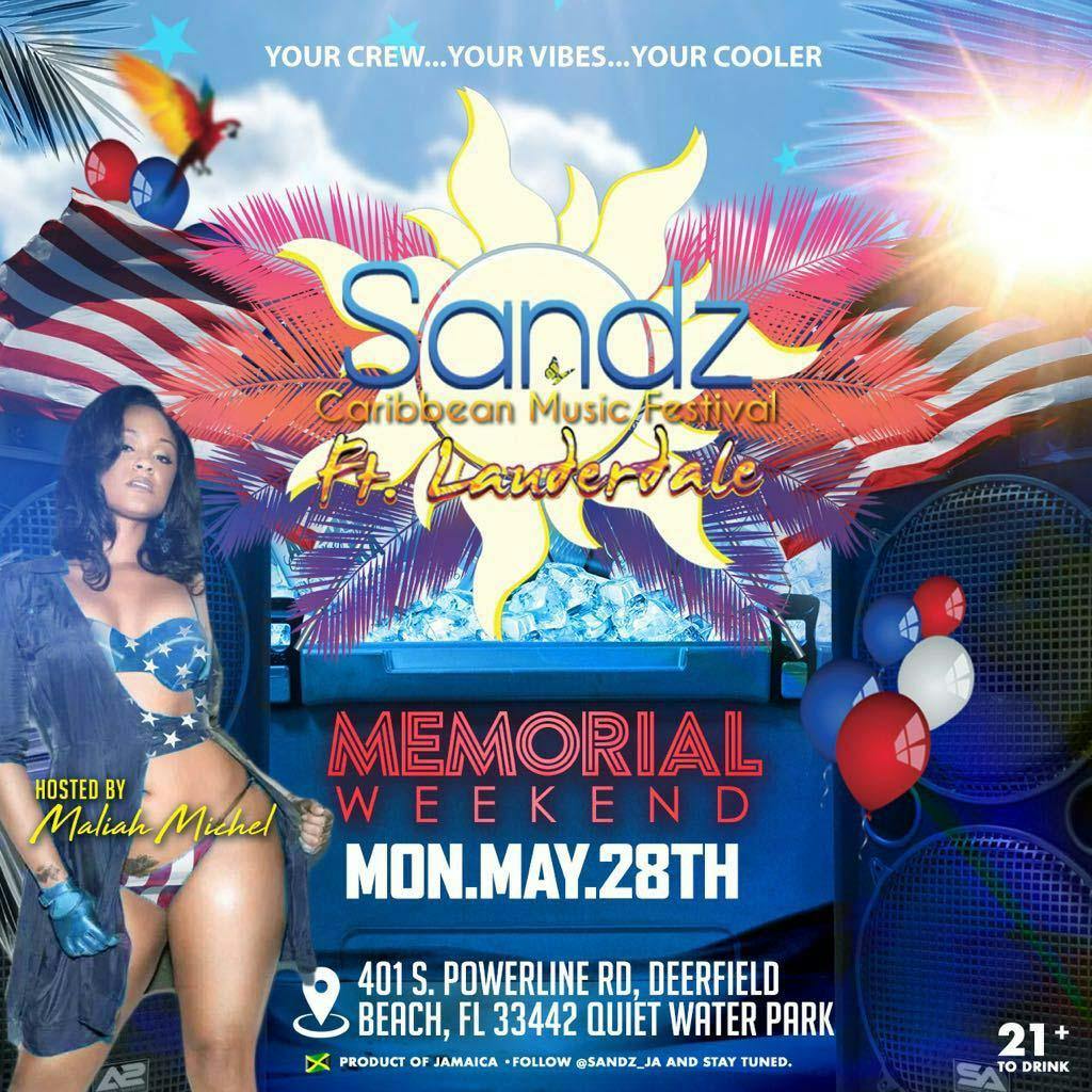 Caribbean Events In Deerfield Beach Today And Upcoming Sandz Ultimate Beach Chill Party Memorial Weekend Edition