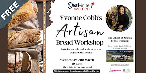 Artisan Bread Workshop with Yvonne Cobb
