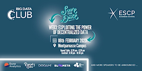 ***Web3 & Data *** Roundtable, Networking & Cocktail
