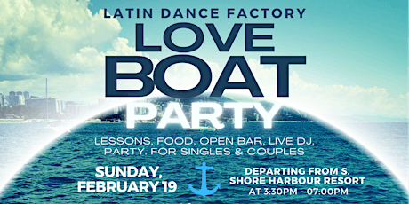 Love Boat! Salsa & Bachata Party on the Celebration! Valentine's Ed 02/19