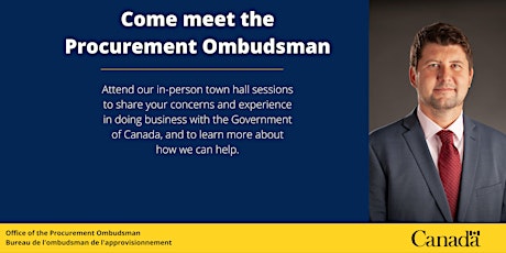 Town Hall Meeting with the Procurement Ombudsman in Mississauga